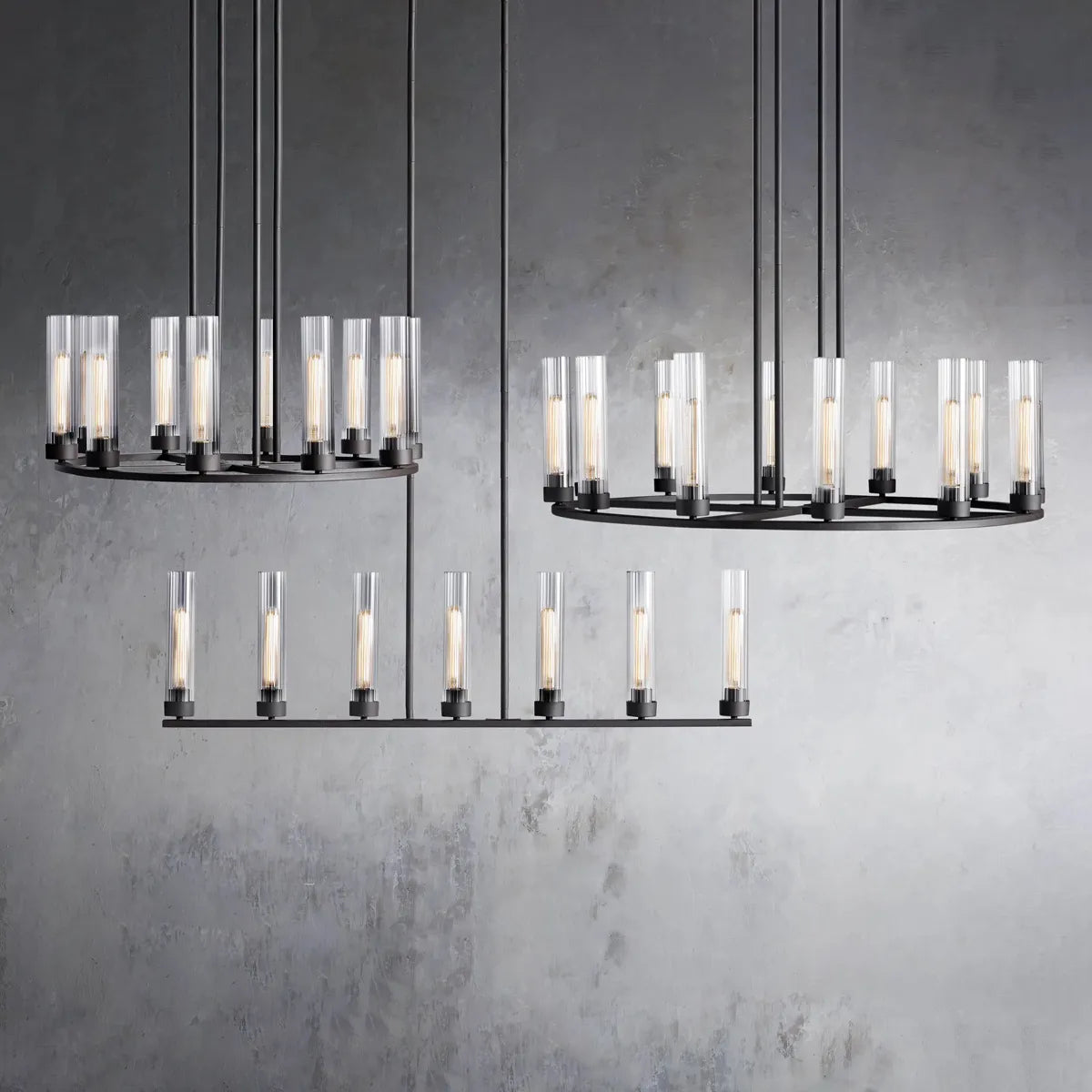 andreas round chandelier