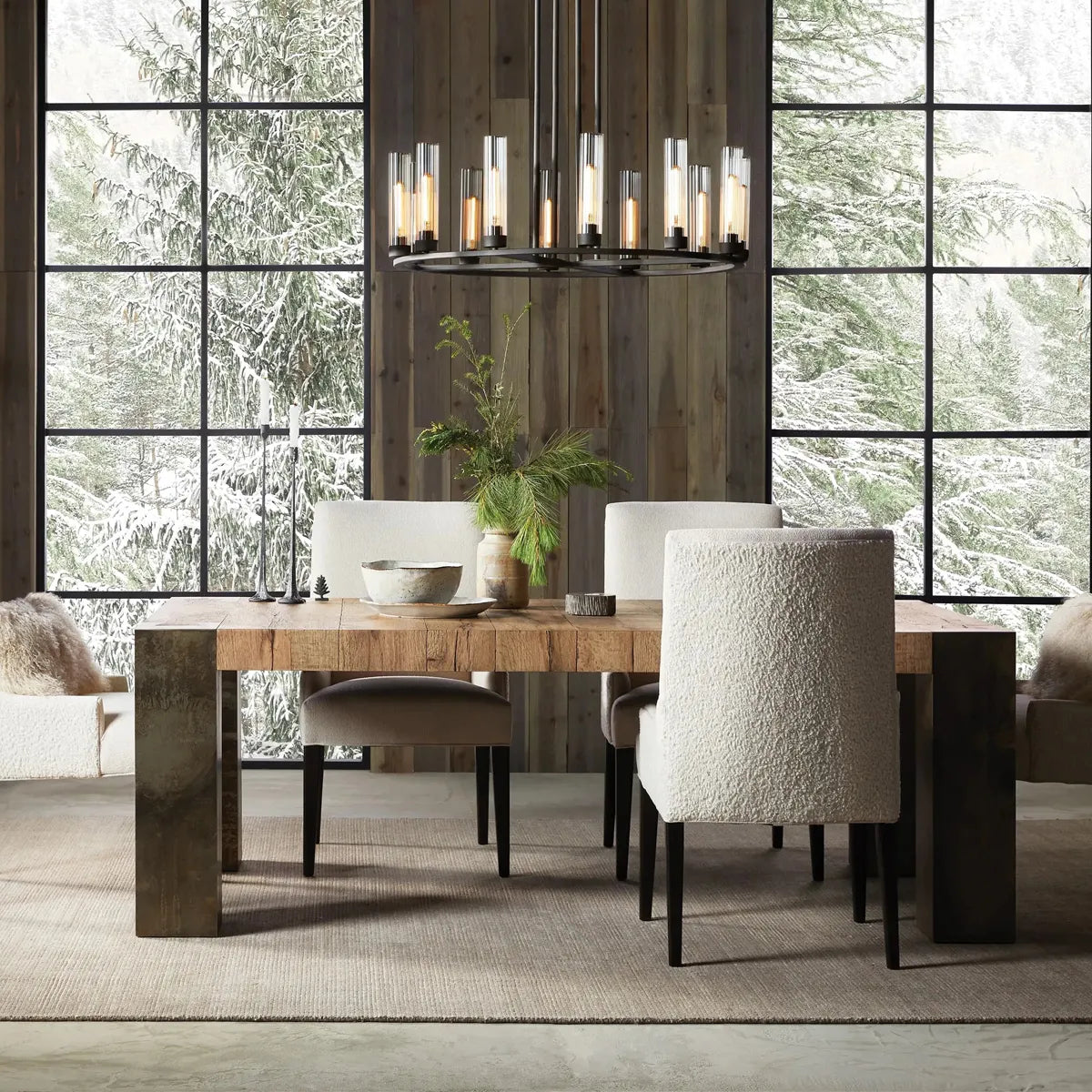 andreas round chandelier