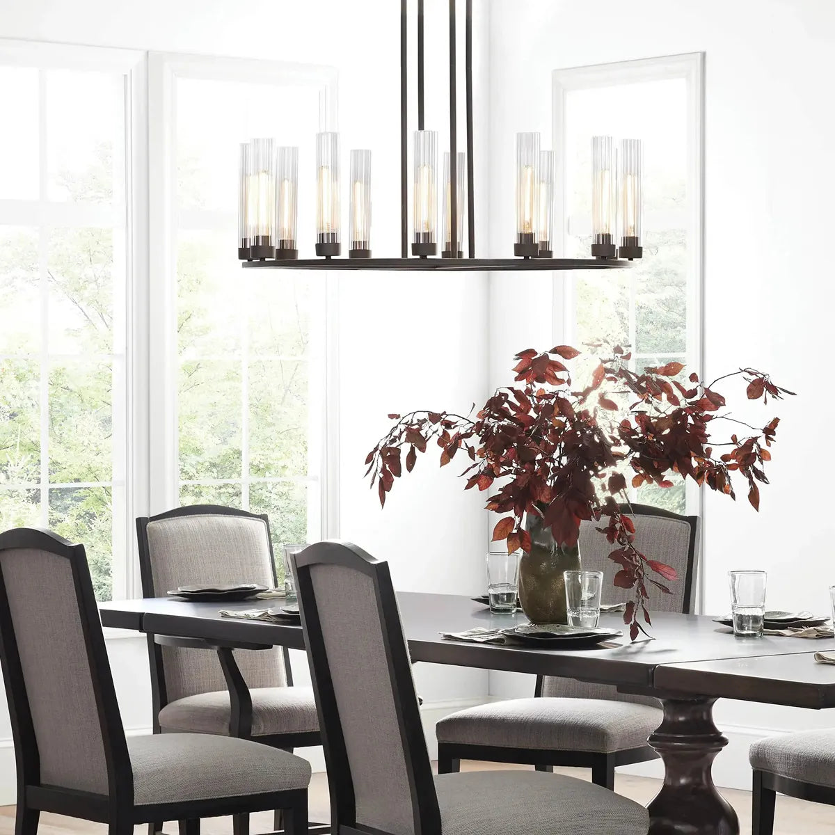 andreas round chandelier