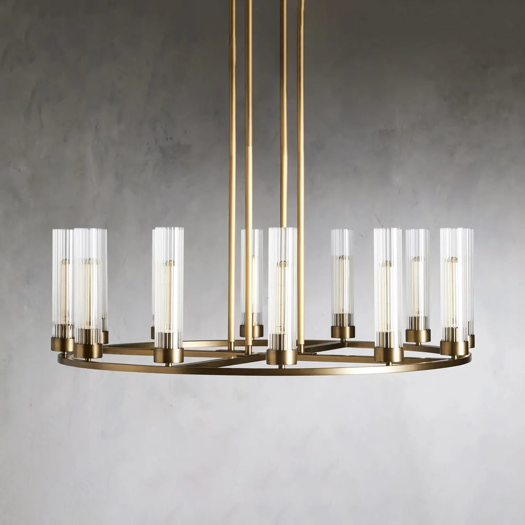 andreas round chandelier