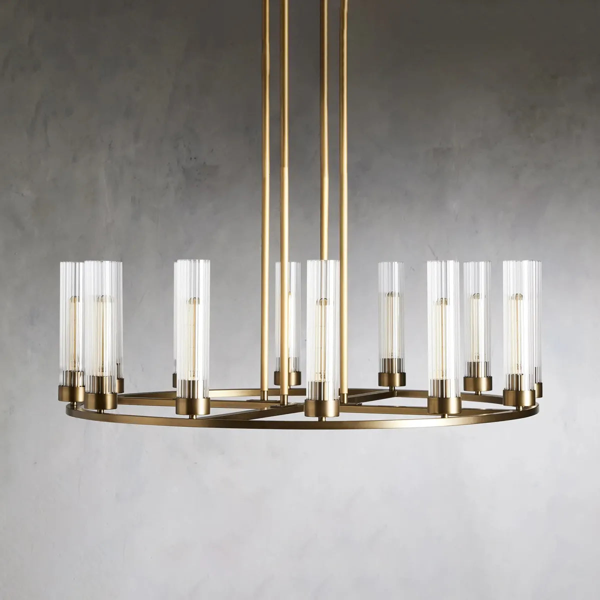 andreas round chandelier