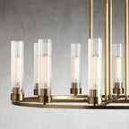 andreas round chandelier