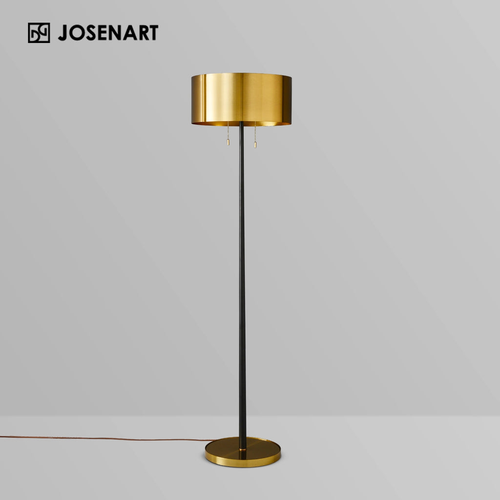 floor lamp in brass