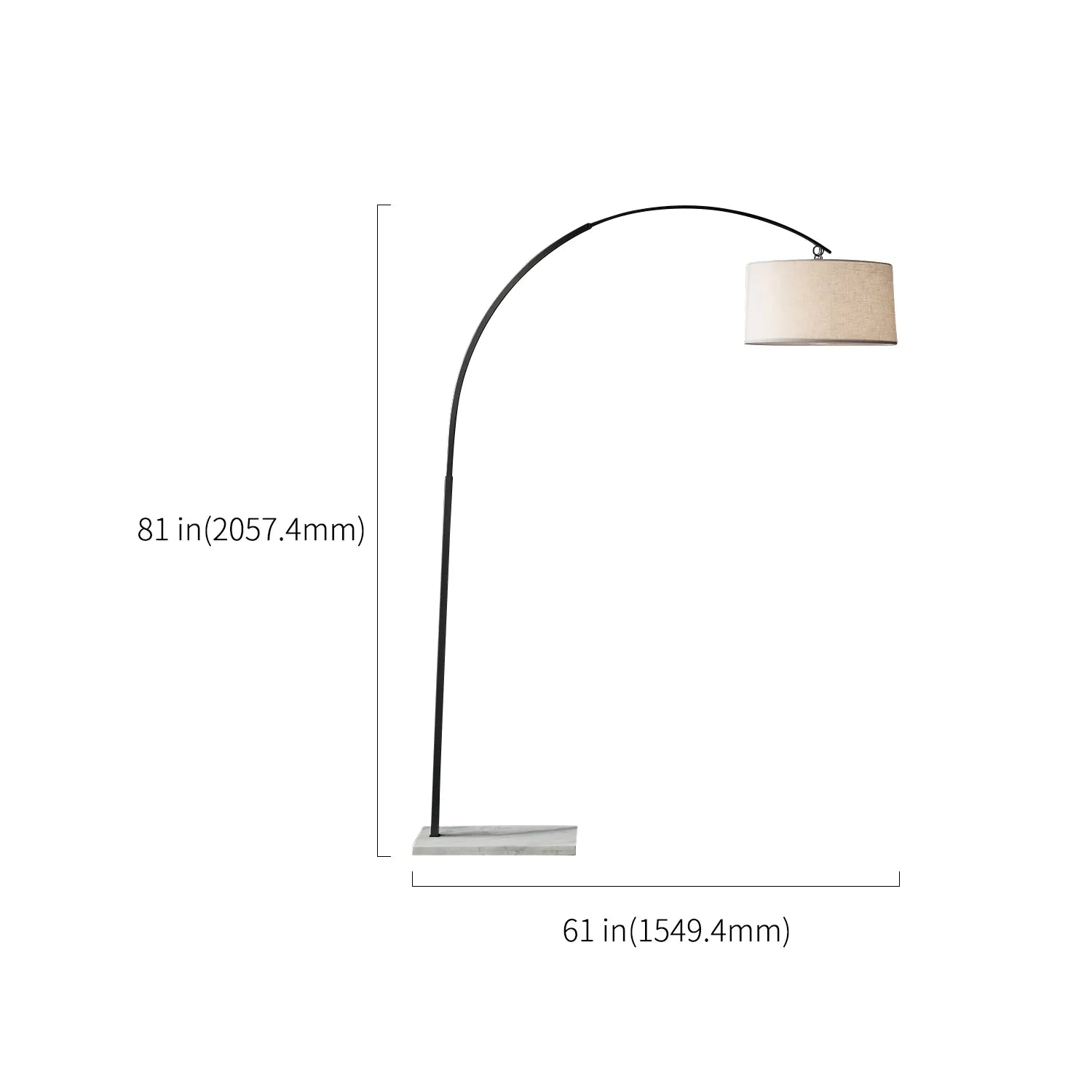 modern arc floor lamp