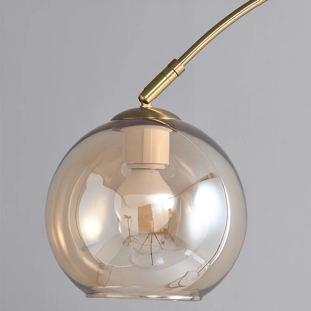 gold floor lamp