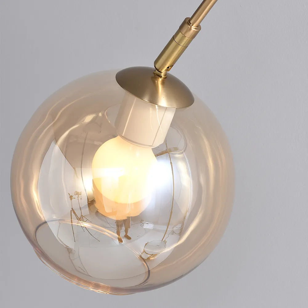 brass floor lamp