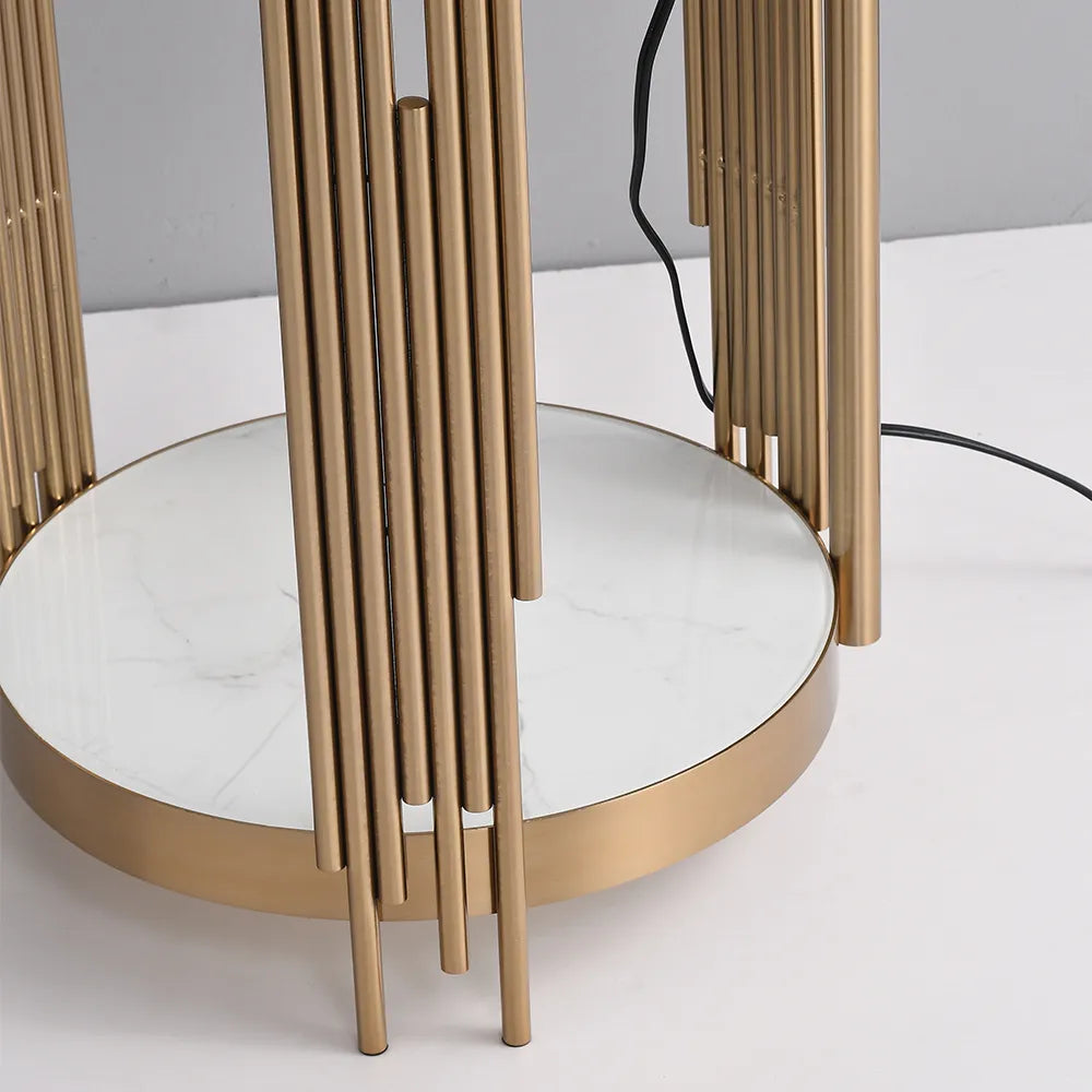 floor lamp with table