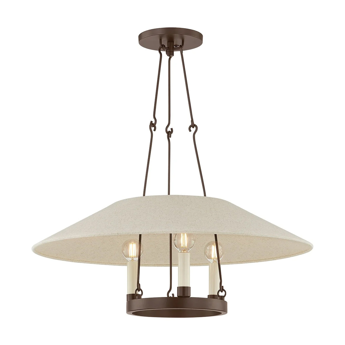 Archive Vintage Enamel Pendant Light