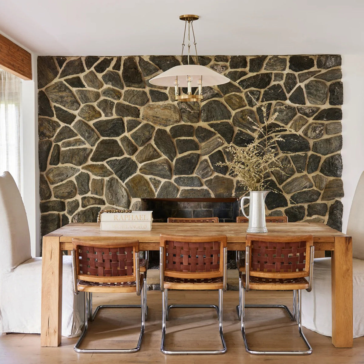 Archive Vintage Enamel Pendant Light