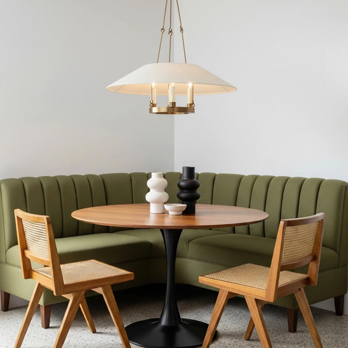 Archive Vintage Enamel Pendant Light