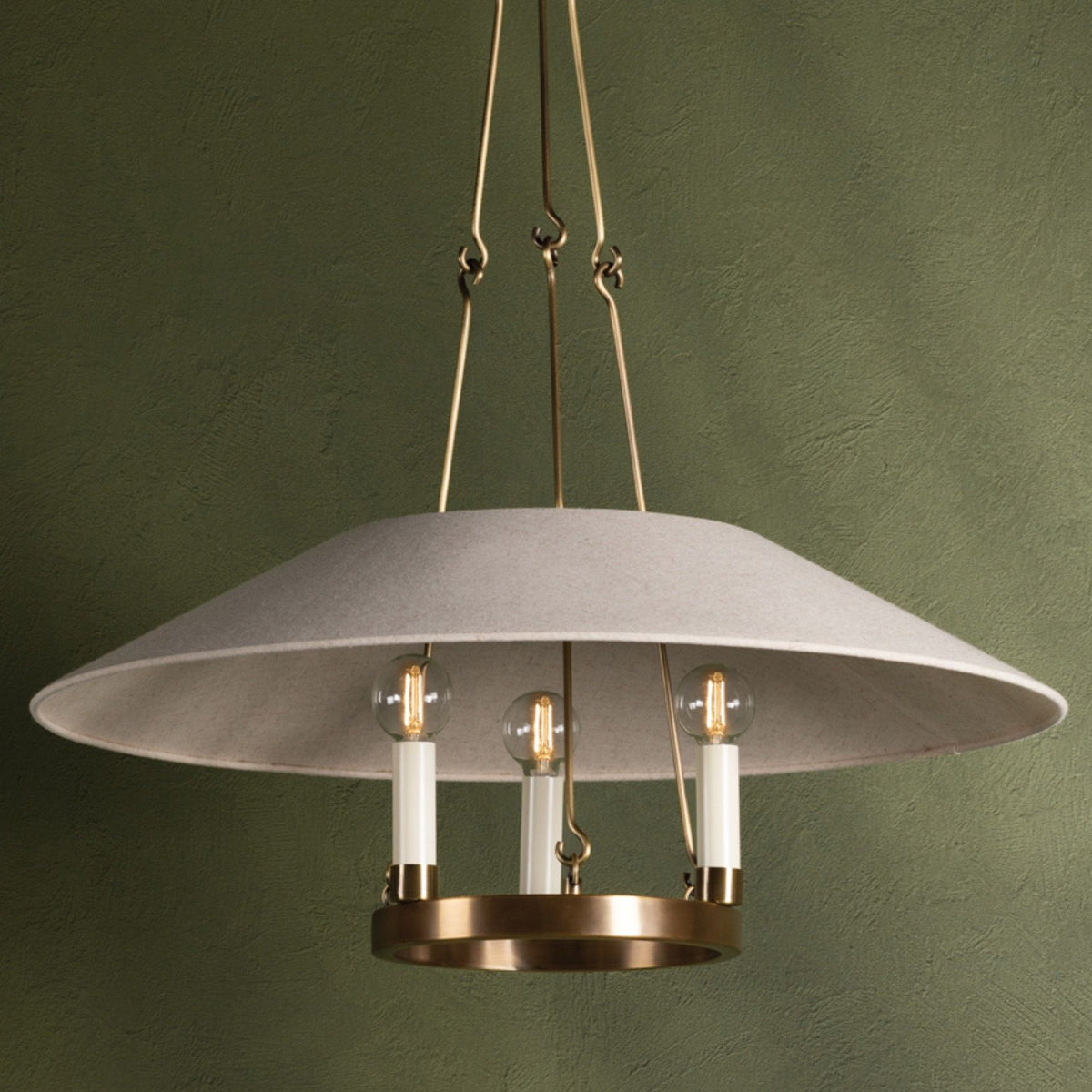 Archive Vintage Enamel Pendant Light