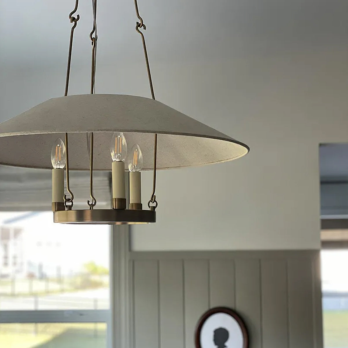 Archive Vintage Enamel Pendant Light