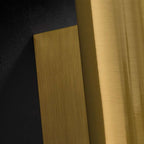 contemporary brass wall fixture