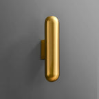satin gold wall sconce light