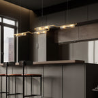 clear glass chandelier