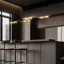 clear glass chandelier