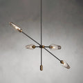arrow bronze chandelier