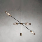 arrow bronze chandelier