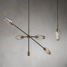 arrow bronze chandelier
