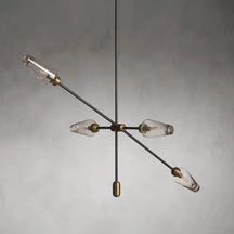 arrow bronze chandelier