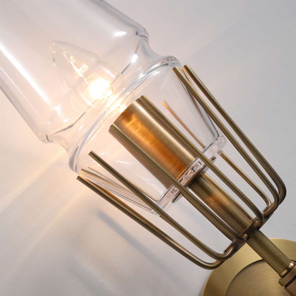 gold brass arrow accent sconce