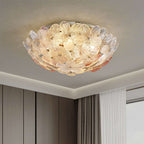 contemporary glass island lighting
