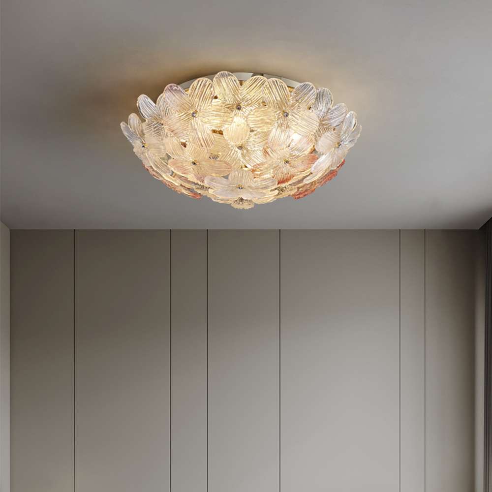 glass island light fixture