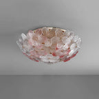 crystal glass island chandelier