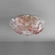 crystal glass island chandelier