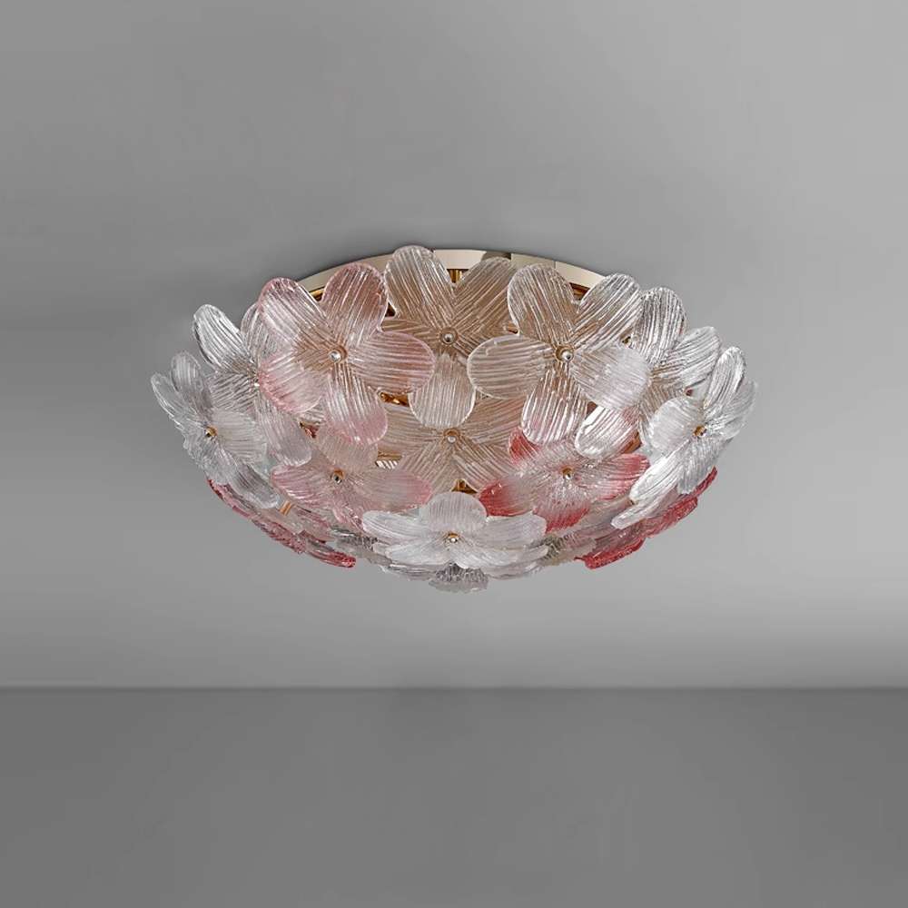 crystal glass island chandelier