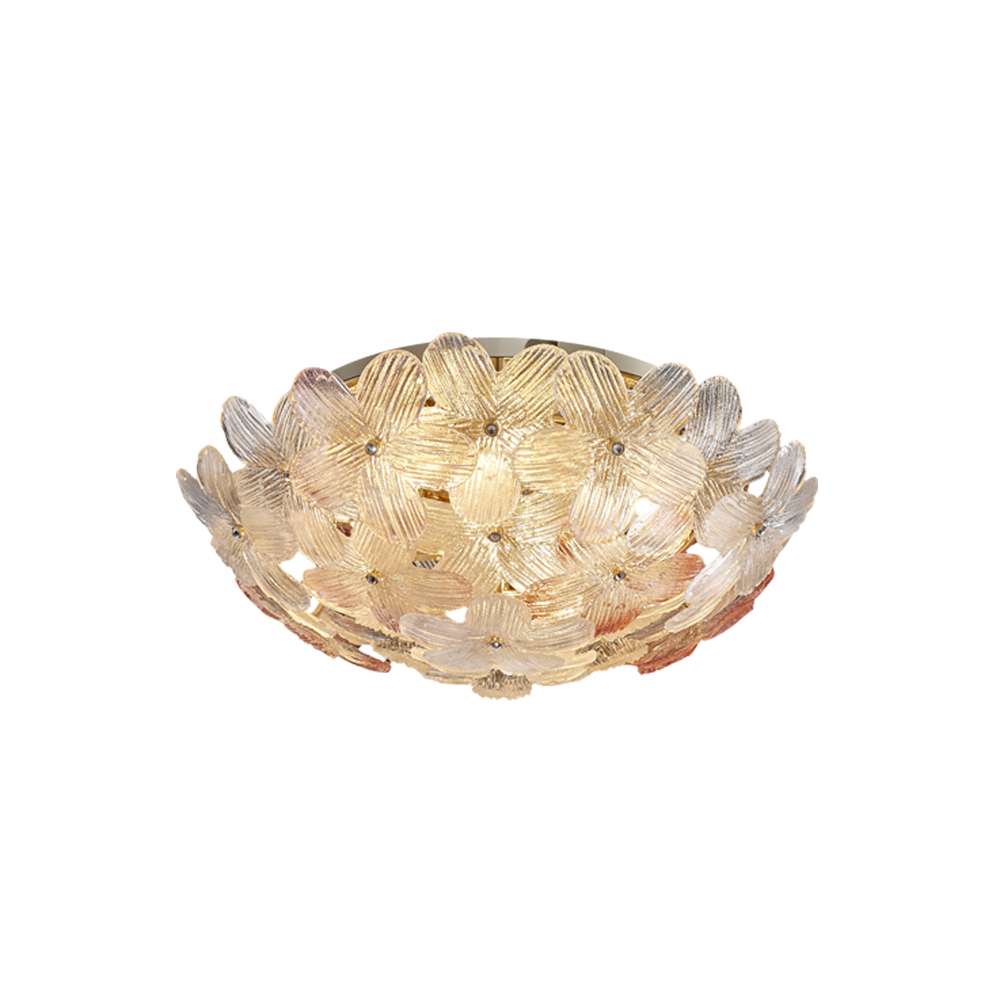 designer glass island chandelier