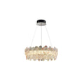 art deco floral ceiling light