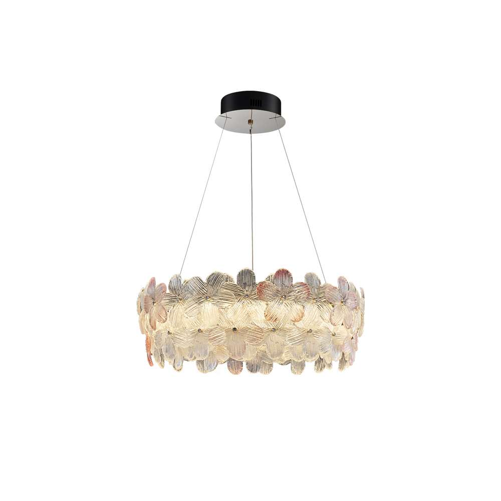 art deco floral chandelier