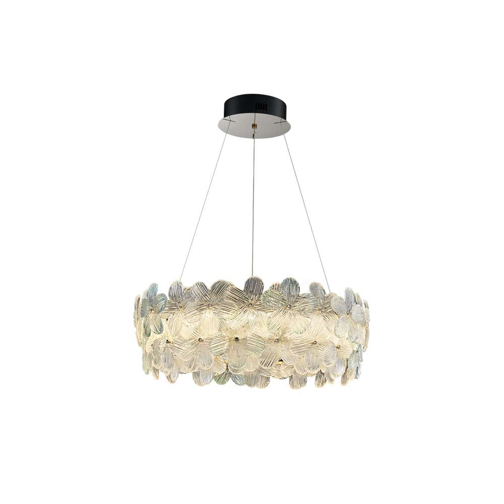 flower-inspired chandelier