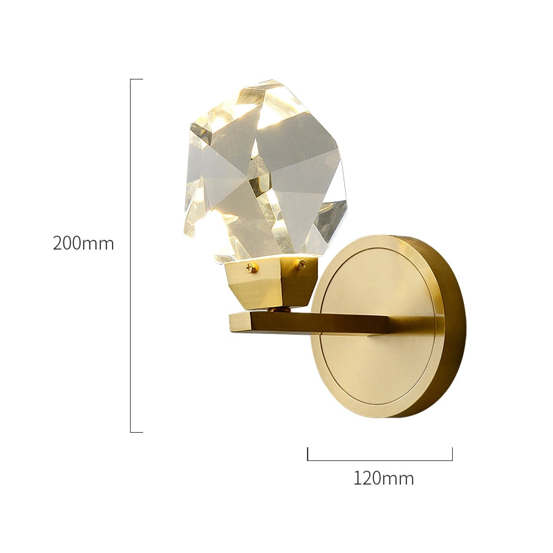 living room crystal sconces