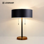 modern black table lamp