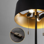 black table lamp with switch