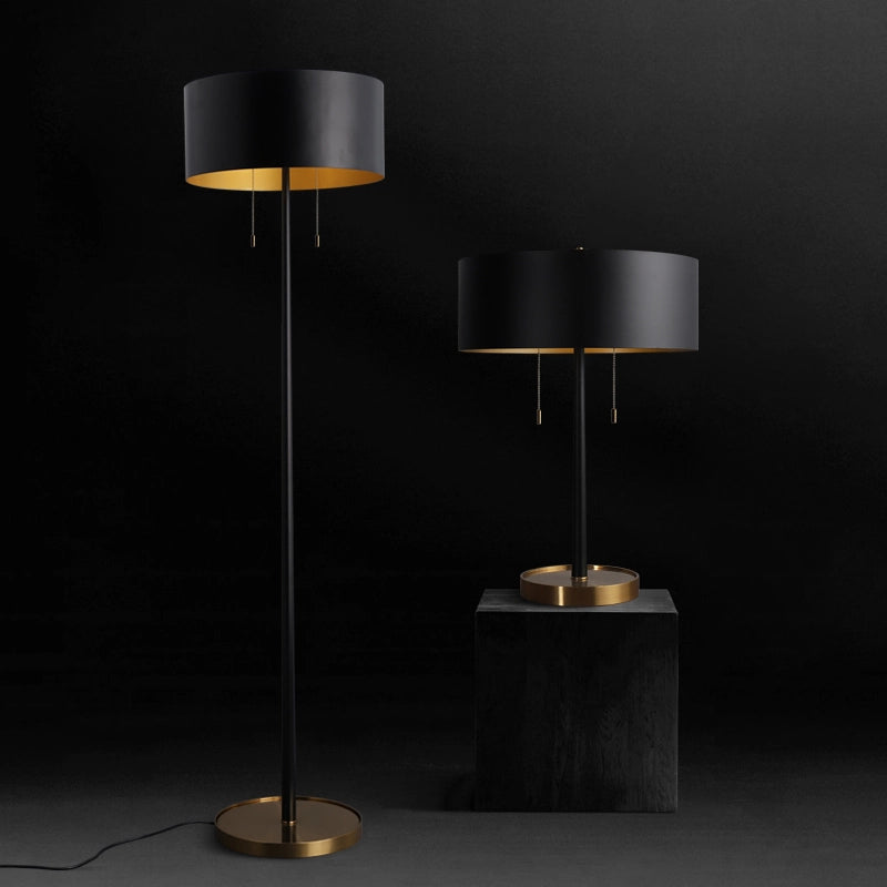 black metal lamp series