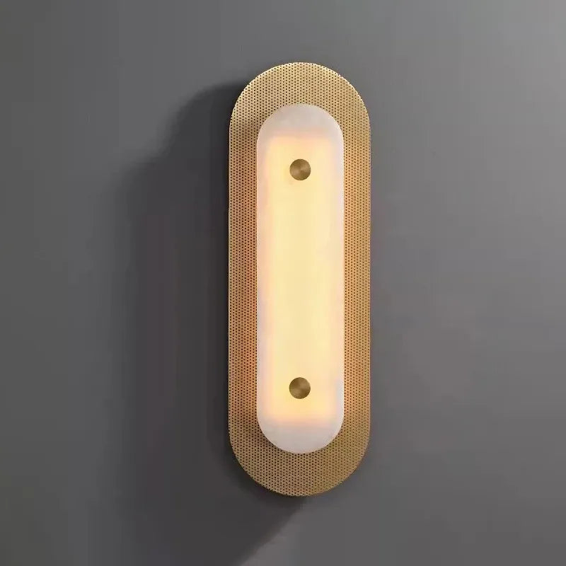 Asher Horizon Alabaster Wall Lamp | Alabaster Accent Lighting for Homes