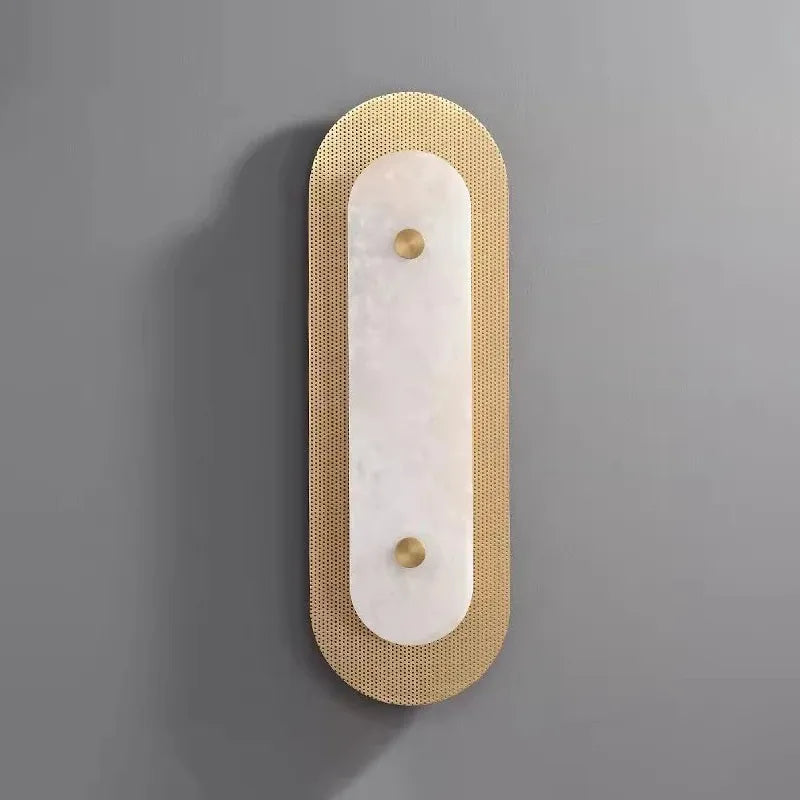 Asher Horizon Alabaster Wall Lamp | Alabaster Accent Lighting for Homes