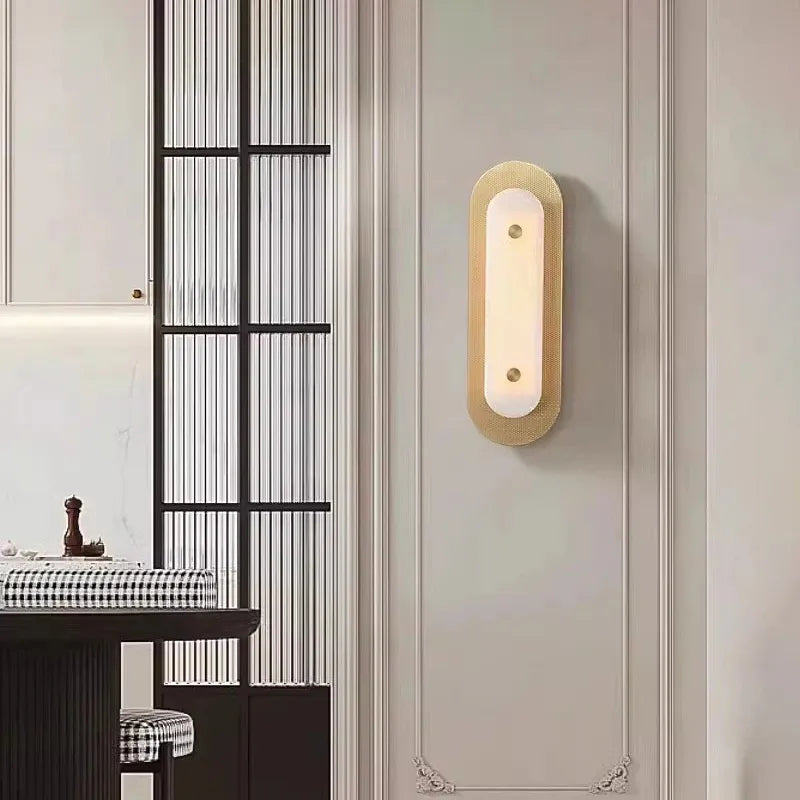 Asher Horizon Alabaster Wall Lamp | Alabaster Accent Lighting for Homes - View 2