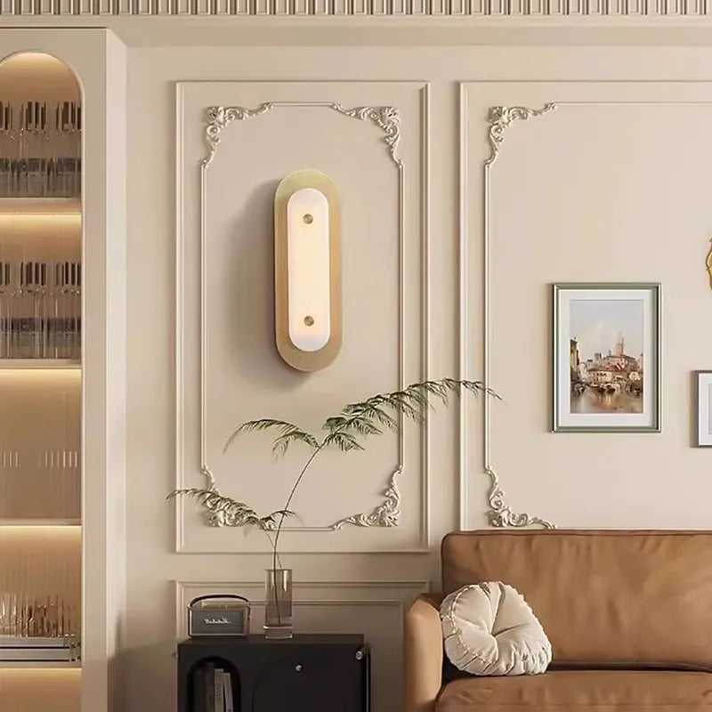 Asher Horizon Alabaster Wall Lamp | Alabaster Accent Lighting for Homes - View 4