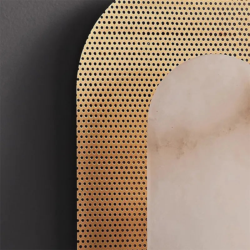 Asher Horizon Alabaster Wall Lamp | Alabaster Accent Lighting for Homes - View 5