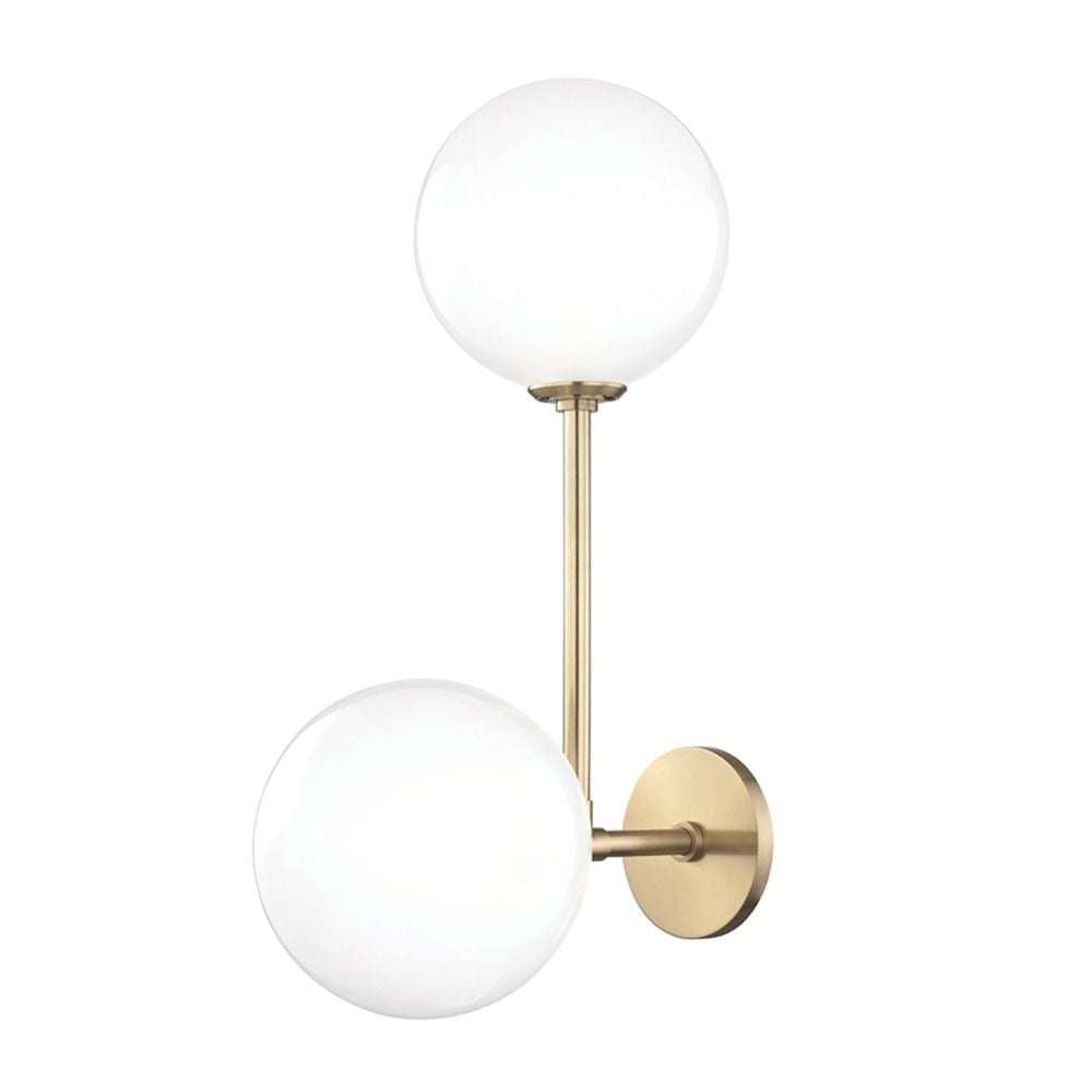 ashleigh glass wall sconce detail