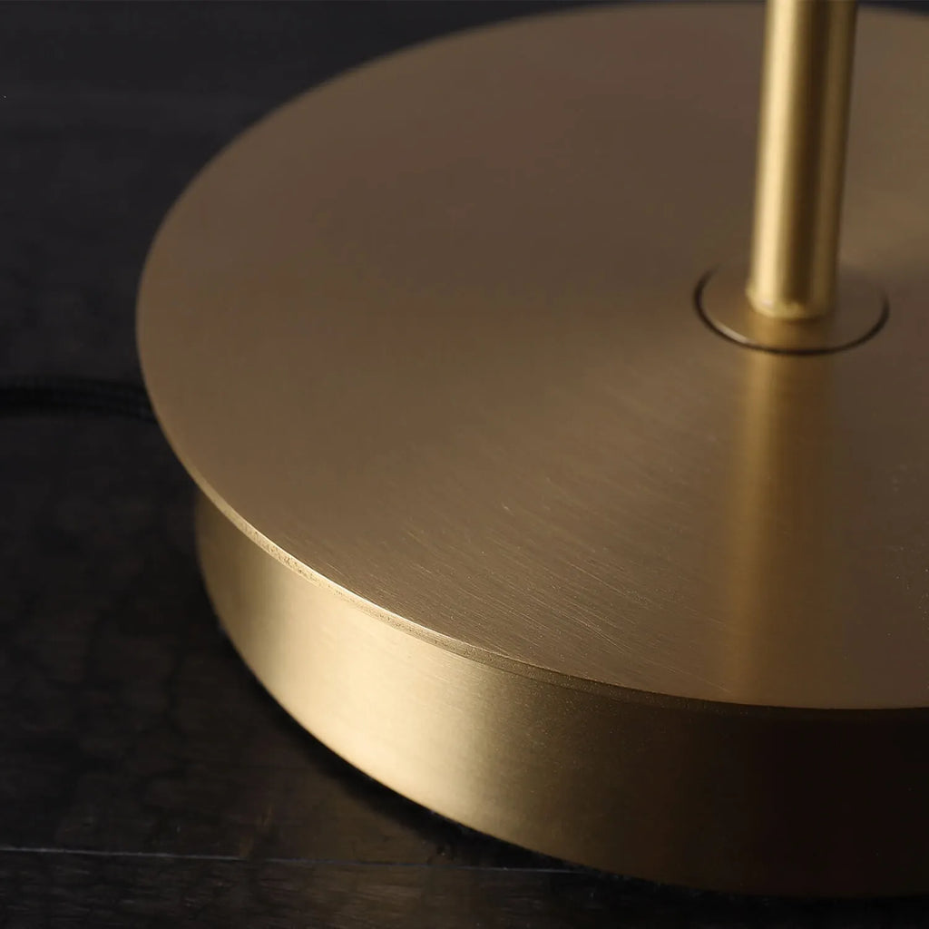 brass table lamp