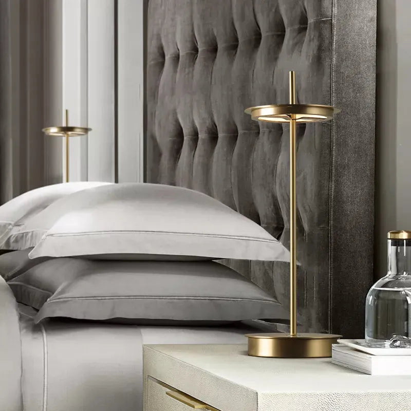 modern shade table lamp