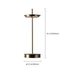 brass shade table lamp