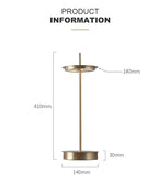 mid century brass table lamp