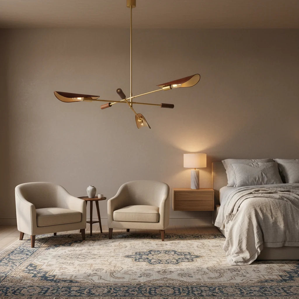 Astrid Chandelier in a styled interior — Josenart Lighting