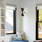 asymmetrical wall sconce